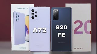 Samsung Galaxy A72 vs S20 FE comparativa en español ¿Cual COMPRAR [upl. by Bilak]