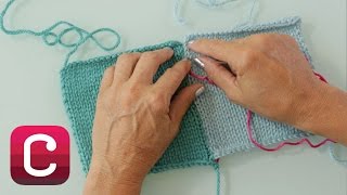 Mattress Stitch with Debbie Stoller  Creativebug [upl. by Romanas58]