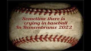 In Memoriam those we lost in baseball in 2022 [upl. by Esemaj]