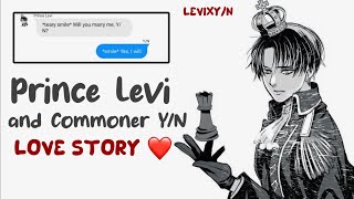 Prince Levi and commoner YN love story ❤  levixyn [upl. by Leann427]