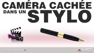 TEST DU STYLO CAMERA ESPION SECUTECFR [upl. by Nilla427]