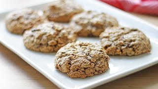 Glutenfri havregrynscookies med chokolade og pekannødder [upl. by Oliva884]