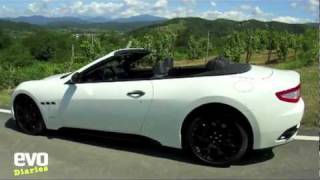 Evo Magazine Drives the 2012 Maserati GranCabrio Sport [upl. by Aivilo739]