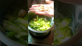 Moringa stem bark and fali soup recipelike recipe subscribe shorts healthy moringa [upl. by Aketahs884]