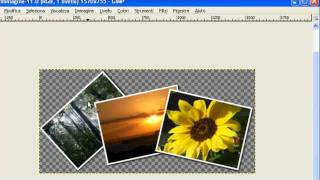 GIMP Tutorial ITA  Effetto delle foto raggruppate con cornice [upl. by Eidnak]