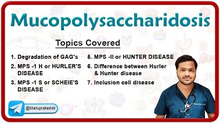 Mucopolysaccharidoses Inherited Metabolic Disorders  MBBS Biochemistry and USMLE Step 1 [upl. by Hilton]