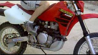 arranque a patada honda xr 650 r [upl. by Sheeree]