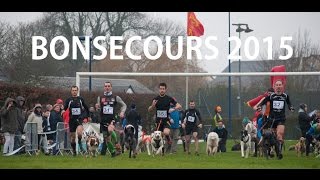 Bonsecours 2015 CaniVTT CaniCross Départarrivée [upl. by Sinnard982]