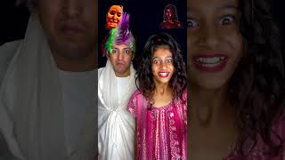 Pagal Bhoot 🧟‍♂️☠️🌸 Vs Bhikhari Bhoot🧟‍♀️💀👻Look Challenge shorts ytshorts funnyshorts bhoot [upl. by Vida]