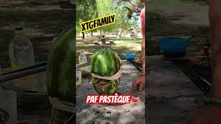 pastèque fruit légume végétarien vegan potager famille jeux fails shorts xtgfamily [upl. by Chyou]