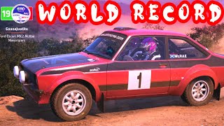 EA SPORTS WRC  MK1 FORD  WORLD RECORD [upl. by Itida]