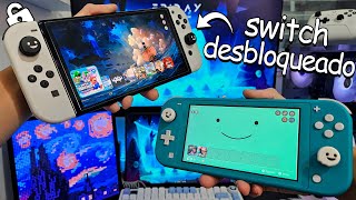 a experiência do Switch DESBLOQUEADO em 2024 vale a pena [upl. by Nylcoj]