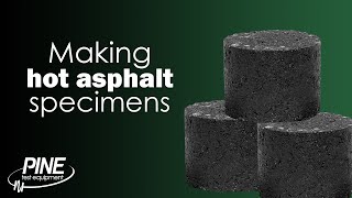 Making hot asphalt specimens with the G2 Gyratory Compactor [upl. by Socin146]