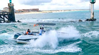 📛 ATTENTION ÇA CLAQUE DANS LA PASSE DE CAPBRETON LES BATEAUX PRENNENT DES RISQUES Alexrolland🌊😨 [upl. by Oisor538]