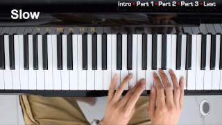 EXO  Baby Dont Cry Piano Tutorial Ep 12 엑소 [upl. by Nairehs]