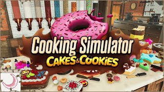 Cooking Simulator Cookies and Cakes  Cozy Night Gaming ☕🌙 No commentary just vibes [upl. by Marysa590]