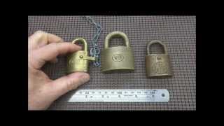 154 How to Open Wilson Bohannan Padlocks [upl. by Hpesoy730]