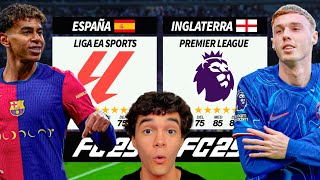 ¡LIGA EA SPORTS vs PREMIER LEAGUE en FC 25 [upl. by Lodnar]