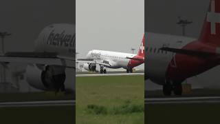 Helvetic Embraer 195 E2 lisbonairport planespotting [upl. by Lepine149]