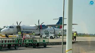 NovoAir Taxiway at Cox Bazar Airport [upl. by Vally]