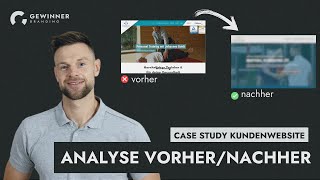 KundenWebsite Analyse Vorher vs Nachher 🚀  Case Study von GEWINNER BRANDING [upl. by Horsey745]