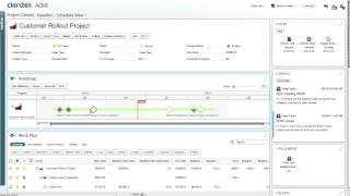 Clarizen Baseline Plan vs Actual Project Tutorial [upl. by Asit961]