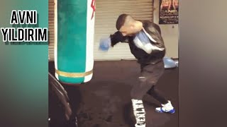 Avni Yildirim Bag Work  Canelo Alvarez Training Camp [upl. by Madigan345]