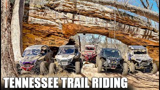 Tennessee SXS Riding  Tackett Creek North Cumberland  TWRA OHV Trails  Polaris RZR amp CanAm X3 [upl. by Cari427]