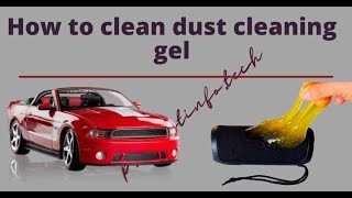 How to clean dust cleaning gel [upl. by Nowad572]