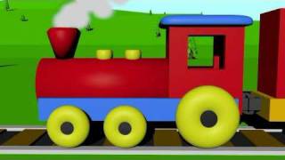 Learn colors with the color train for kids [upl. by Falconer]