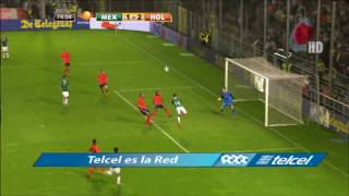 Gol del Chicharo MEXICO vs HOLANDA 2010 [upl. by Bonns]