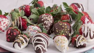 How to Make Chocolate Covered Strawberries  Best Chocolate Covered Strawberries Recipe [upl. by Llehsram]