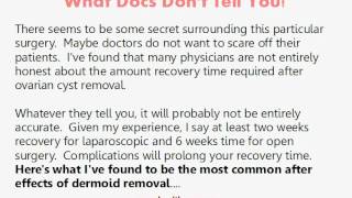 Dermoid Ovarian Cyst Sufferers Beware [upl. by Der]