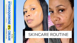 Hydroquinone Cream Before amp After hydroquinone hyperpigmentation skincare [upl. by Jeniffer]