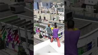 GTA 5 Shoving Pedestrians RagdollsJumps shorts gta5 [upl. by Fayette788]