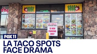 LAs San Fernando Valley taco spots face drama between one another [upl. by De Witt]