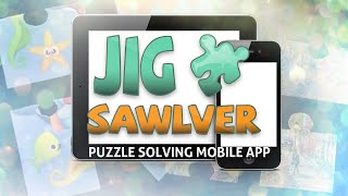 Jig Sawlver  iOS Puzzle Solving App [upl. by Enner158]