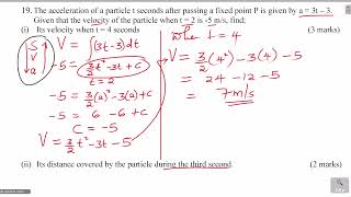 APPLICATION OF DIFFERENTIATION amp INTEGRATION IN KINEMATICS [upl. by Lorimer320]