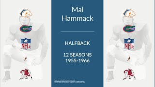 Mal Hammack Football Halfback Fullback and Linebacker [upl. by Marka646]