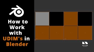 How to work with UDIMS in Blender [upl. by Atiekan]