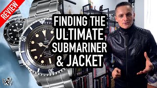 Searching For The Best Tudor amp Rolex Submariner  My Grail Leather Jacket Belstaff V Racer [upl. by Sky456]