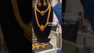 ✨👌 Beautiful grand look gold bridal sets from 55 grams bridalset viralvideo jewellerydesigns [upl. by Guilbert]