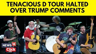 Tenacious D Cancels Tour After Being Criticized For Joke About Trump Assassination Attempt  N18G [upl. by Ahsiema]