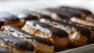 Chocolate eclairs recipe and home demonstration [upl. by Octavus232]