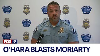 Minneapolis PD chief fires back at Moriarty after minors shot in Minneapolis [upl. by Shu764]