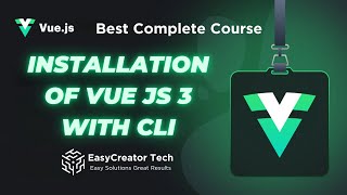 Vuejs 3 Installation with CLI 2024  Beginners Guide to Setting Up Vuejs [upl. by Ever291]