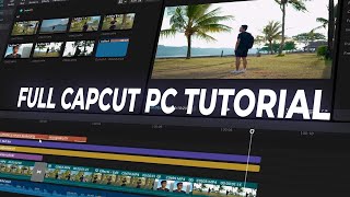 Tutorial Full Capcut PC 30 Menit Auto JAGO Software Editing Terbaik  VIDEO ACADEMY 2023 [upl. by Shipp]