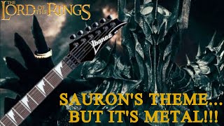 What if the Mordor Theme was METAL Lord of the Rings Metal Cover [upl. by Irrot668]