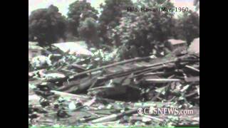 May 25 1960 Tsunami devastation in Hawaii [upl. by Carmelita]