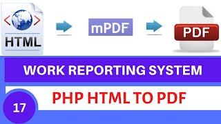 PHP HTML to PDF PHP Project mPDF library Tutorial [upl. by Eahc]